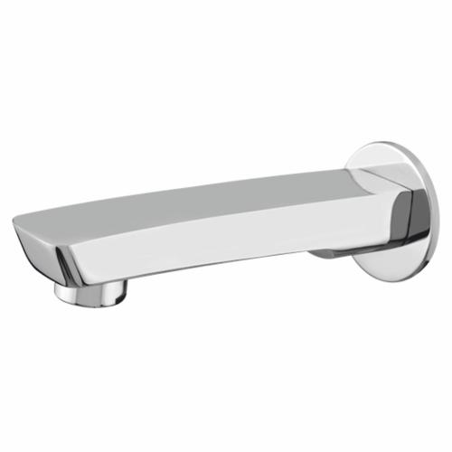 Wall Spout-Plain with Wall Flange Chrome